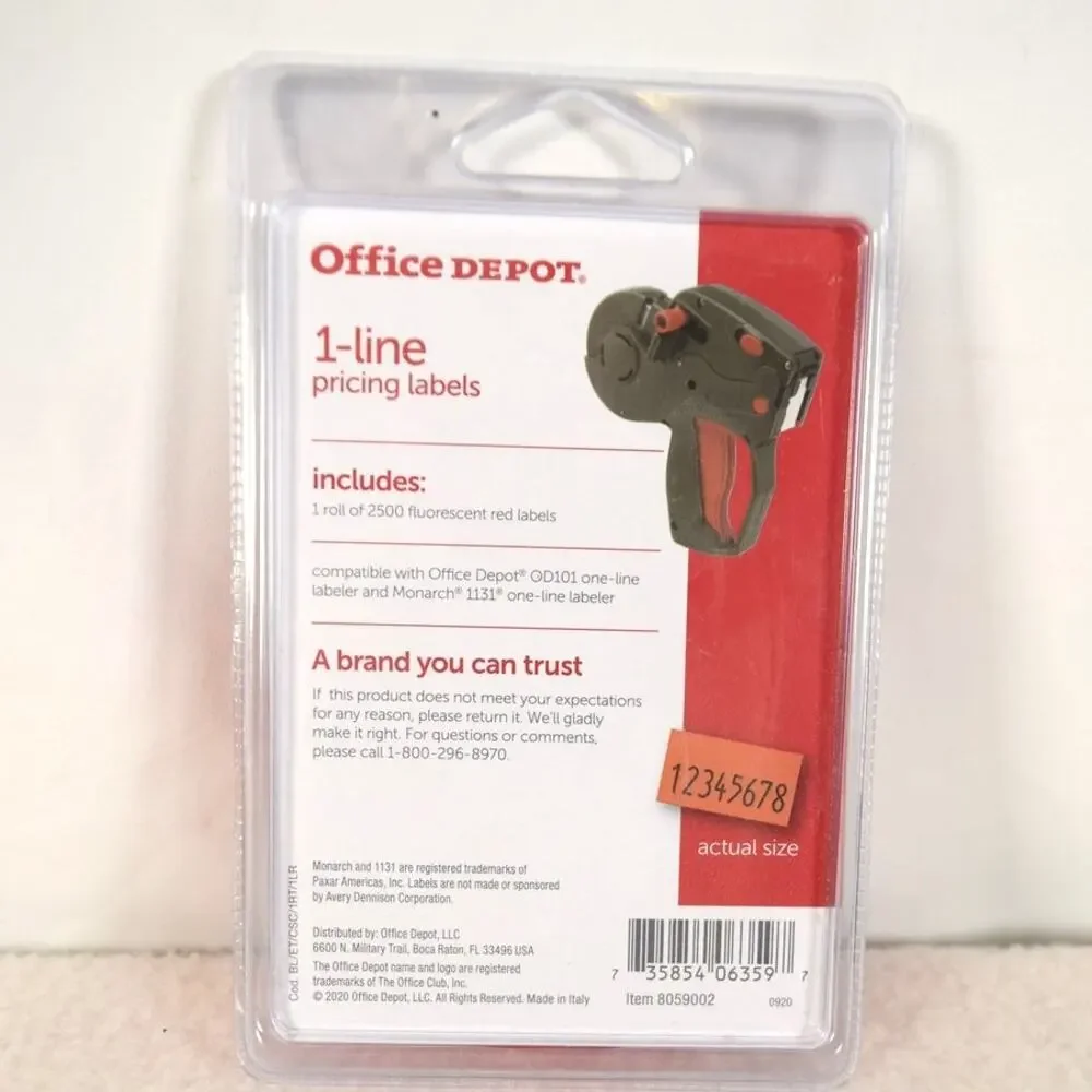 Office Depot line pricing